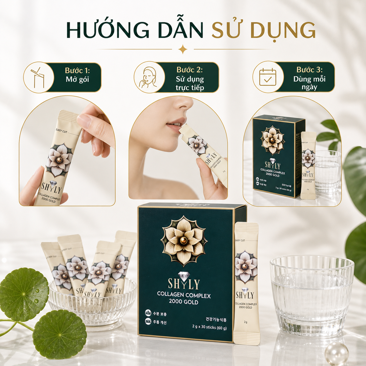 Collagen Shyly dùng mỗi ngày