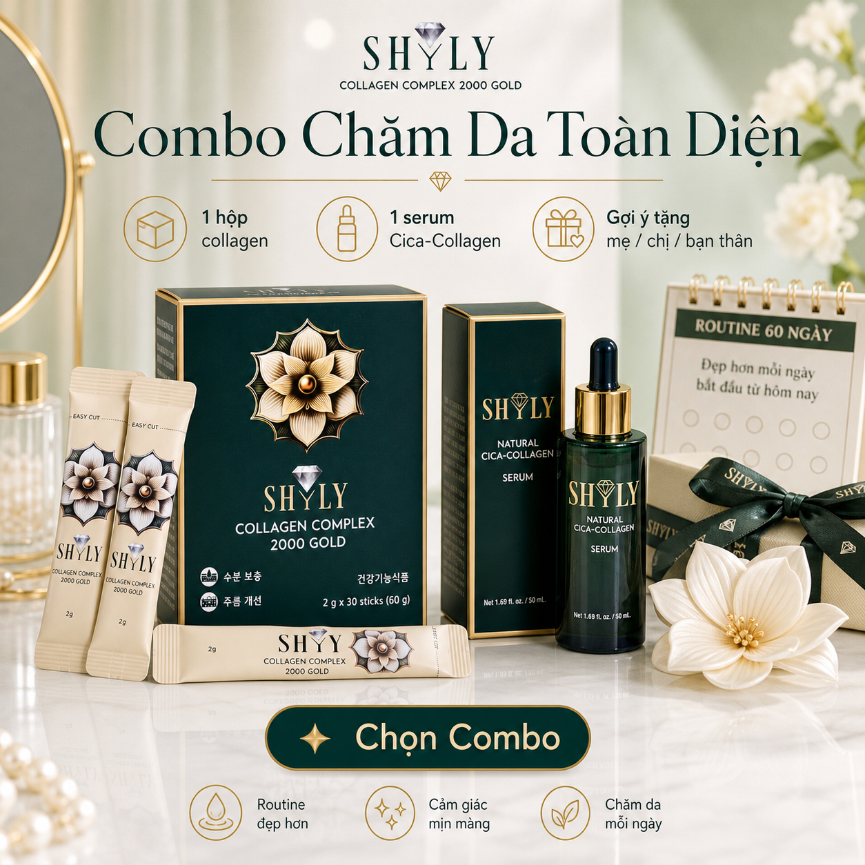 Combo chăm da toàn diện Shyly