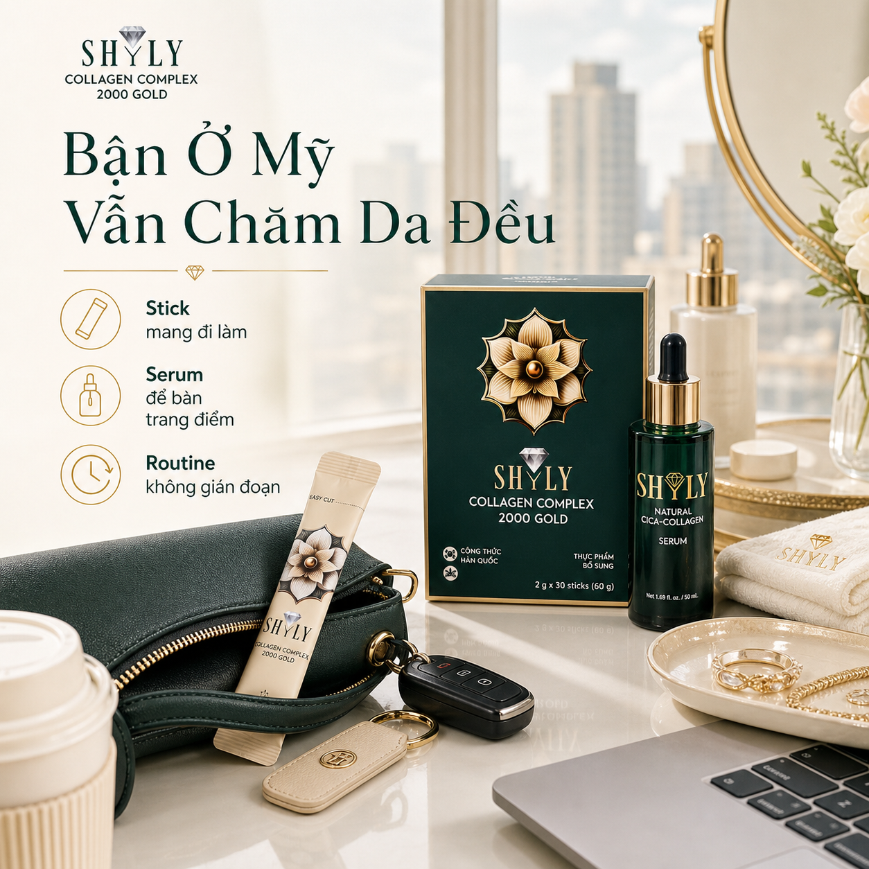Combo Serum Shyly và Collagen Shyly