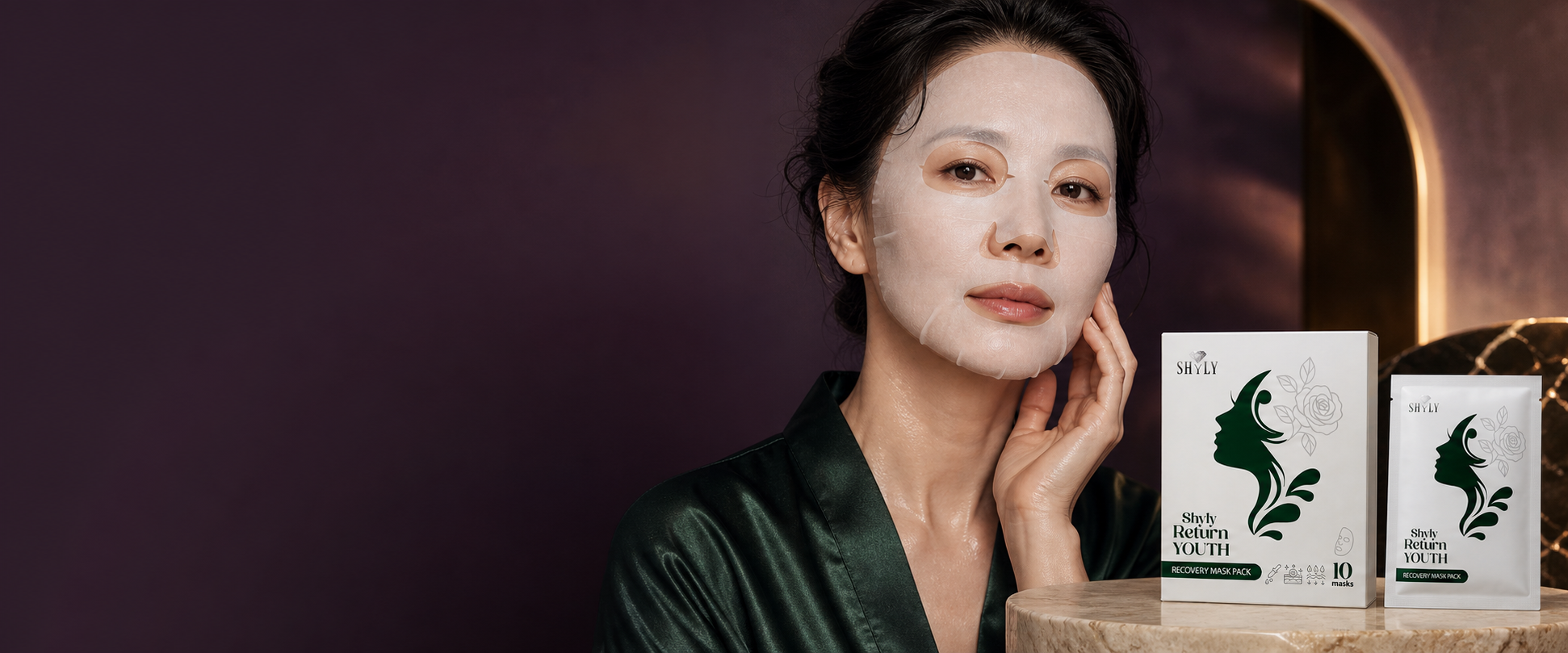 Mặt nạ Shyly hỗ trợ phục hồi da sáng mịn