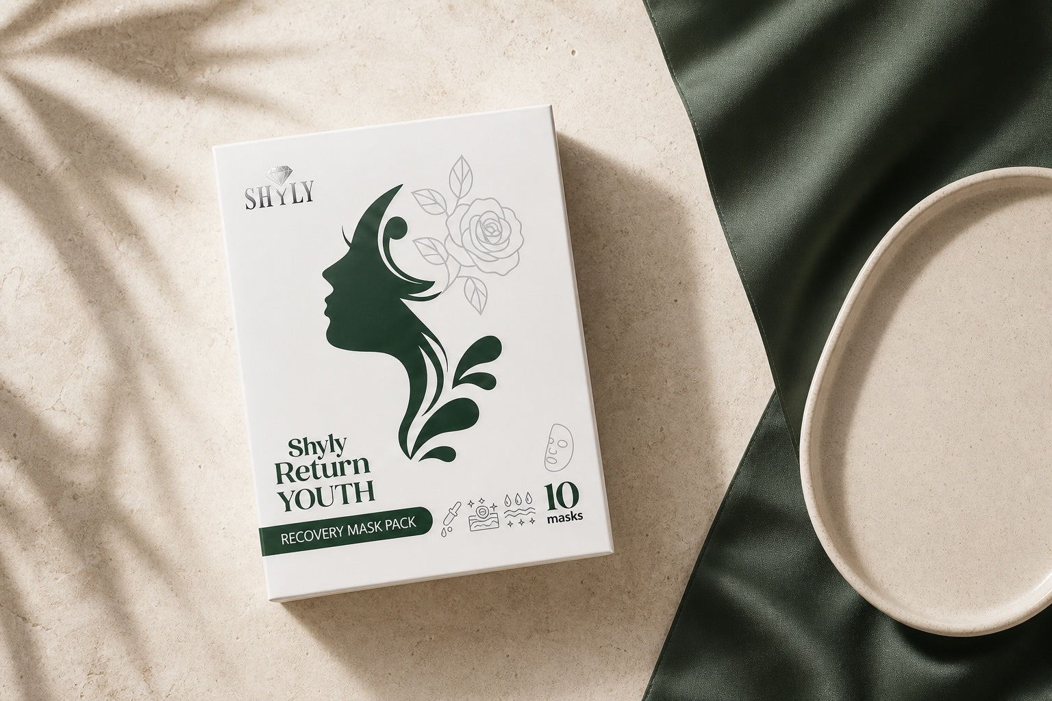 Shyly Return Youth Recovery Mask trong không gian skincare tại nhà