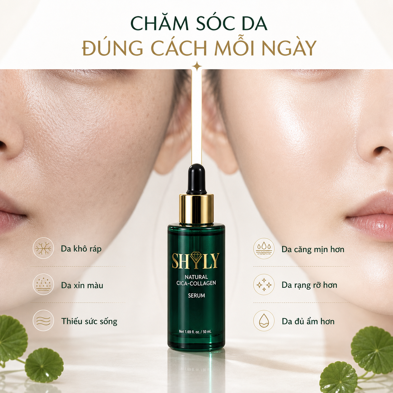 Hình ảnh trước khi sử dụng routine Shyly